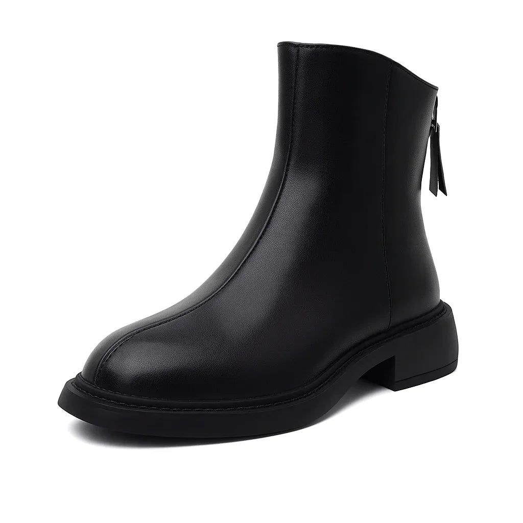 The Luca Back-Zip Boot - Maison LYORÉN
