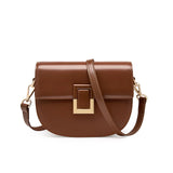 Lora Leather Saddle Crossbody