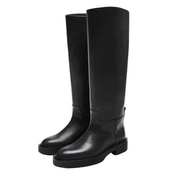 The Corso Leather Riding Boot - Maison LYORÉN