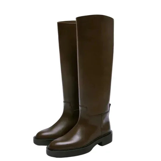 The Corso Leather Riding Boot - Maison LYORÉN