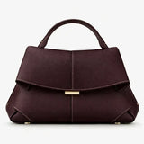 Nayomi Structured Leather Handbag - Maison LYORÉN