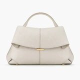 Nayomi Structured Leather Handbag - Maison LYORÉN