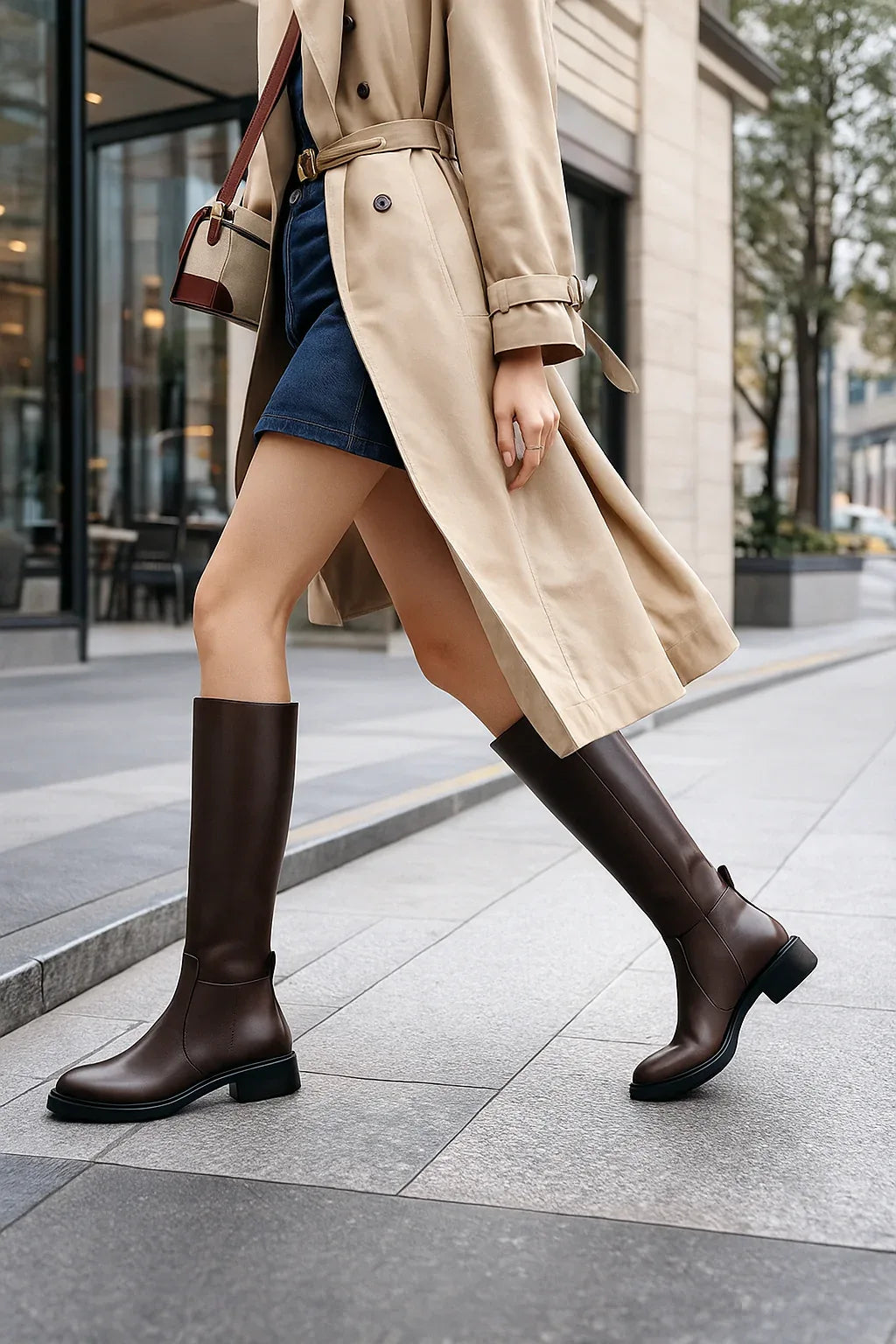 The Corso Leather Riding Boot - Maison LYORÉN
